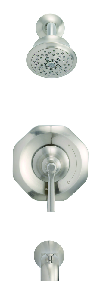 Draper 1H Tub & Shower Trim Kit & Treysta Cartridge 2.0 gpm Brushed Nickel