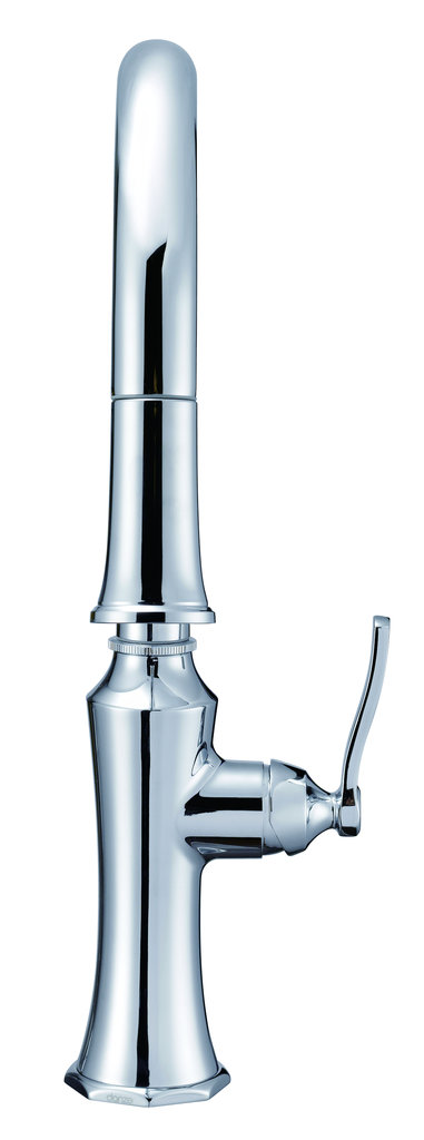 Draper 1H Kitchen Pull Down Kitchen Faucet w/ SnapBack and Dockforce 1.75 gpm Chrome