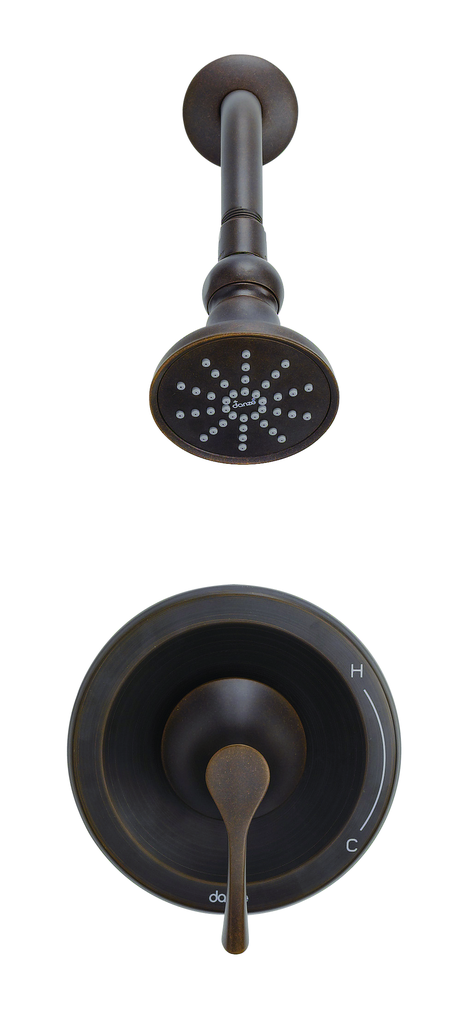 Antioch 1H Shower Only Trim Kit & Treysta Cartridge 2.0gpm Tumbled Bronze