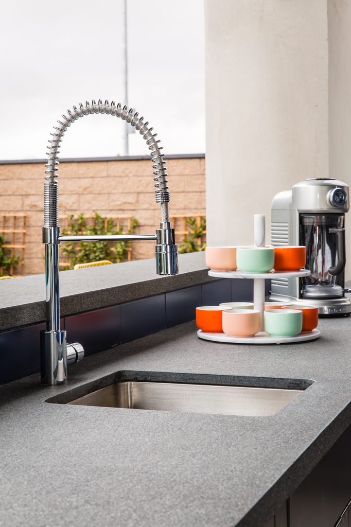 The Foodie 1H Pre-Rinse Pull-Down Kitchen Faucet 1.75gpm Chrome