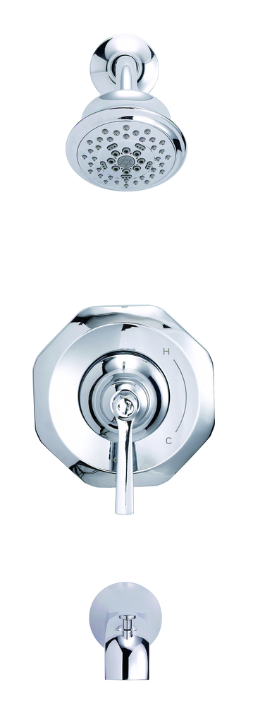 Draper 1H Tub & Shower Trim Kit & Treysta Cartridge 2.0 gpm Chrome