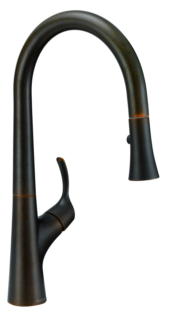 Antioch 1H Pull-Down Kitchen Faucet w/ Snapback 1.75gpm Tumbled Bronze