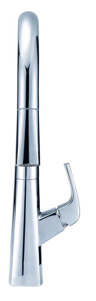 Vaughn 1H Kitchen Pull-Down Kitchen Faucet w/ SnapBack and Dock Force 1.75 gpm Chrome