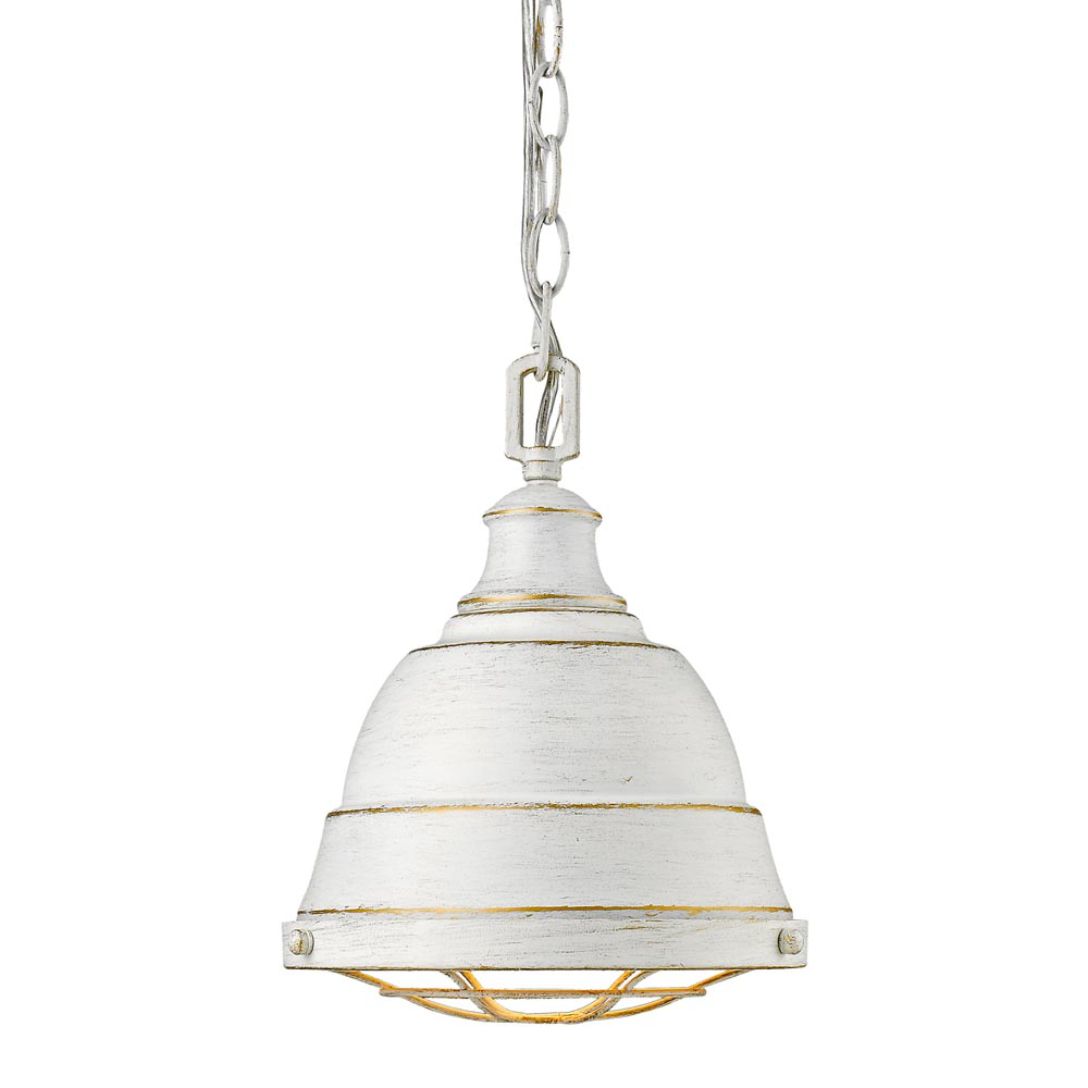 Product image for GOL 7312-S-FW BARTLETT FW MINI PENDANT FRENCH WHITE