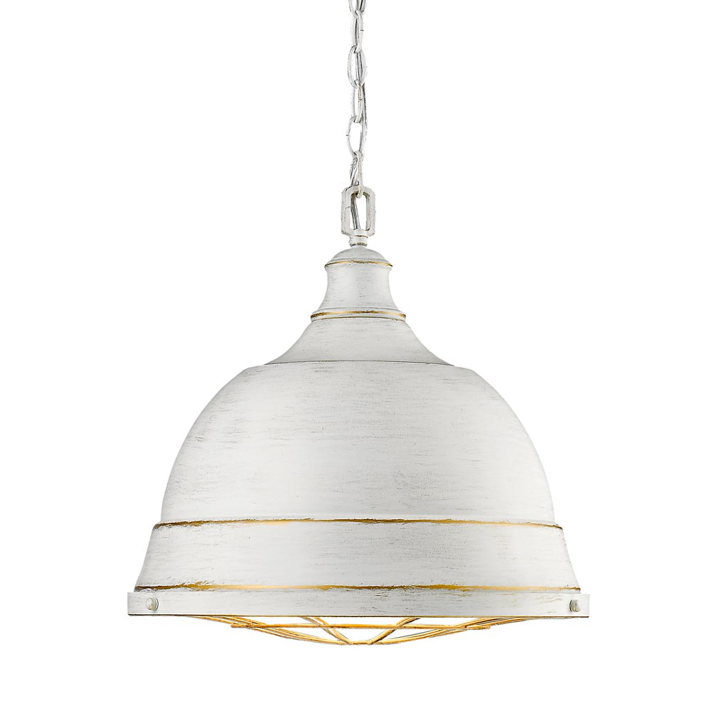 Product image for GOL 7312-L-FW BARTLETT FW 2 LIGHT PENDANT FRENCH WHITE