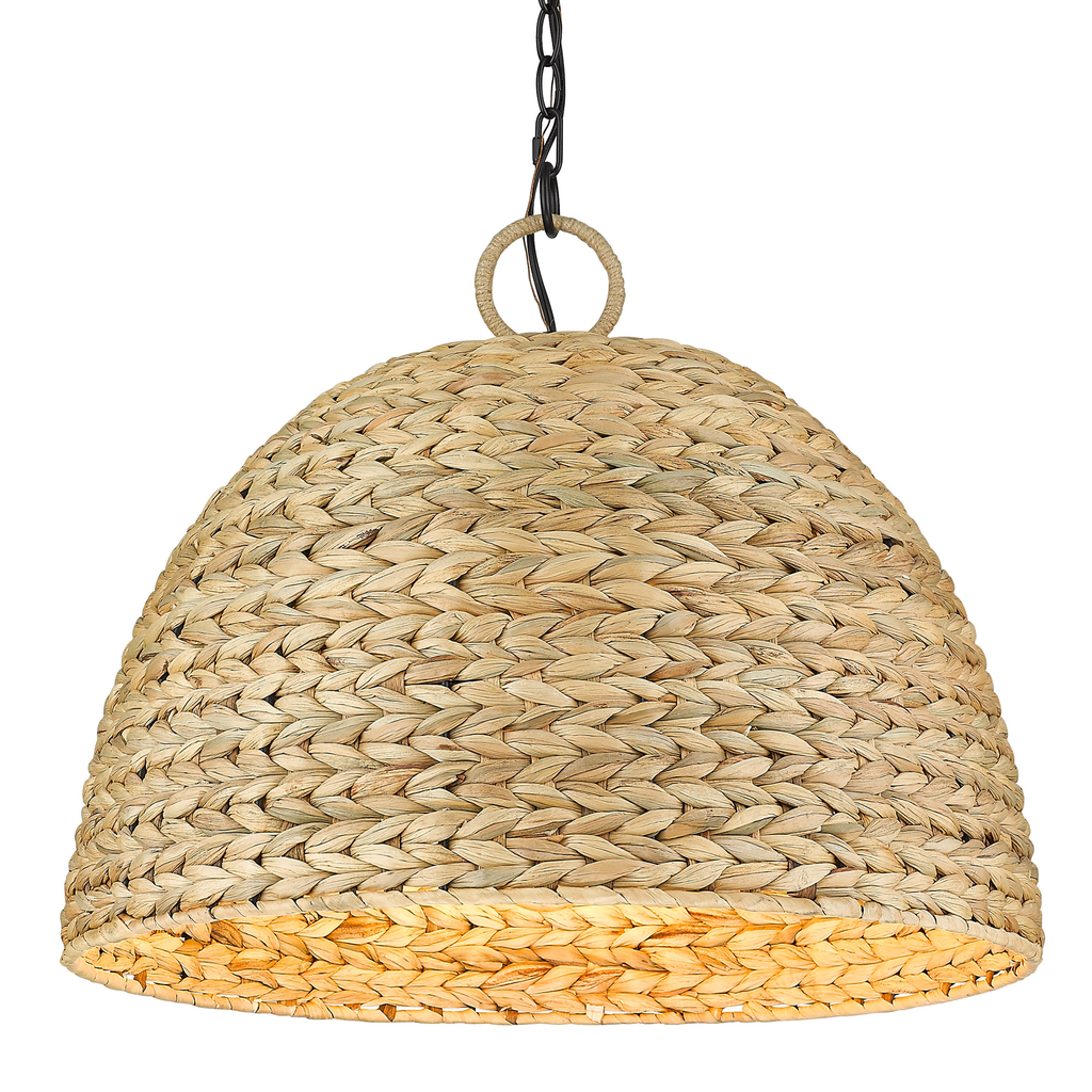 Product image for GOL 1081-5P-BLK-WSG RUE 5 LIGHT PENDANT MATTE BLACK