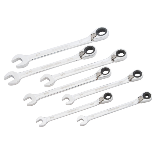Mayer-DDS-7-Piece Combination Ratcheting Wrench Set - Standard-1
