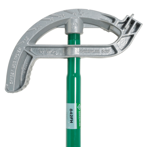 Mayer-DDS-Iron Hand Bender Head with Handle for 1” EMT, 3/4” Rigid/IMC-1