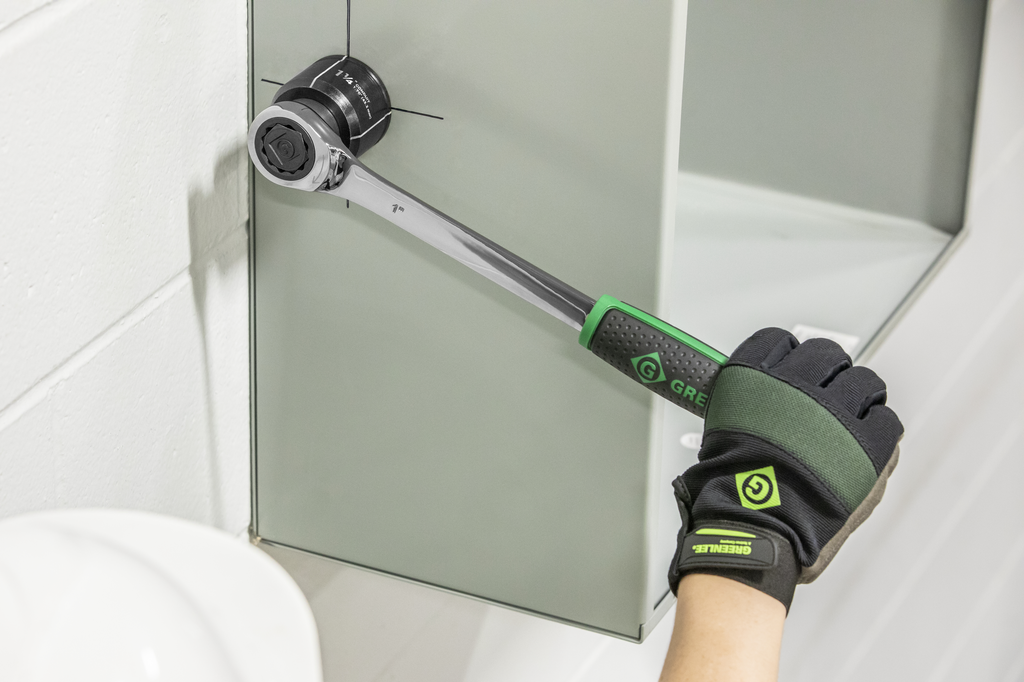 Greenlee 7235BB 1/2 to 11/4" Manual Knockout Punch Driver Kit Viking