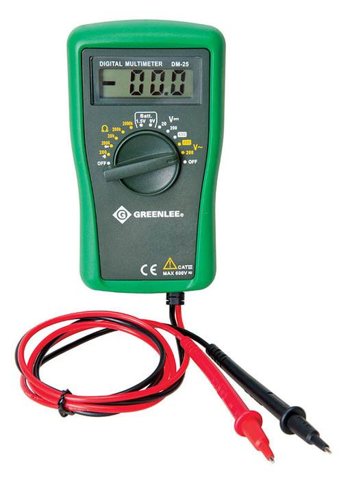 Mayer-DDS-Manual Ranging Digital Multimeter, 600V (DM-25)-1