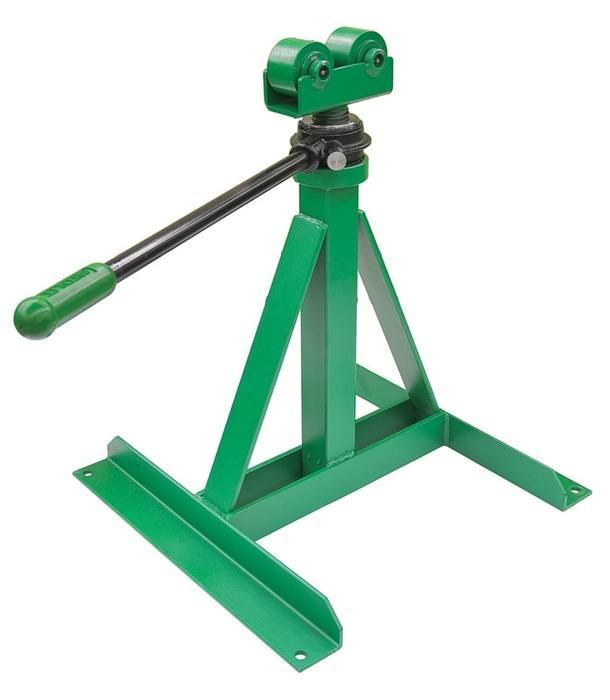 Product image for Greenlee 656 28 to 46-5/8" 3750 lb Ratchet Reel Stand