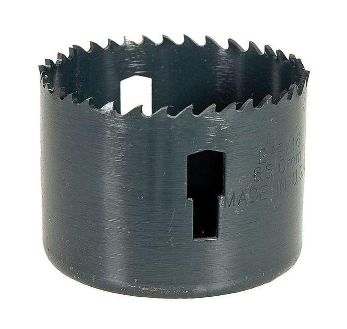 Product image for Greenlee 825-2-1/4 2-1/4" Bi-Metal Hole Saw, 1-5/8" Deep