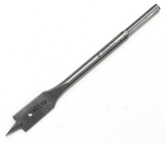 Product image for Greenlee 33A-5/8 6-1/4" Forged/Heat Treated Hex-Shank Solid Wood Spade Bit