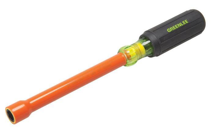 Product image for Greenlee 0253-16NH-INS 0400 Nut Driver,Insulated, 7/16x6"