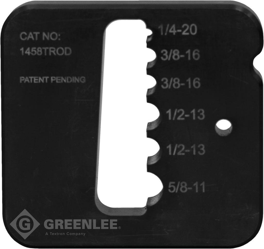 Product image for Greenlee 1458TROD Dies, T-Rod (Pkgd)
