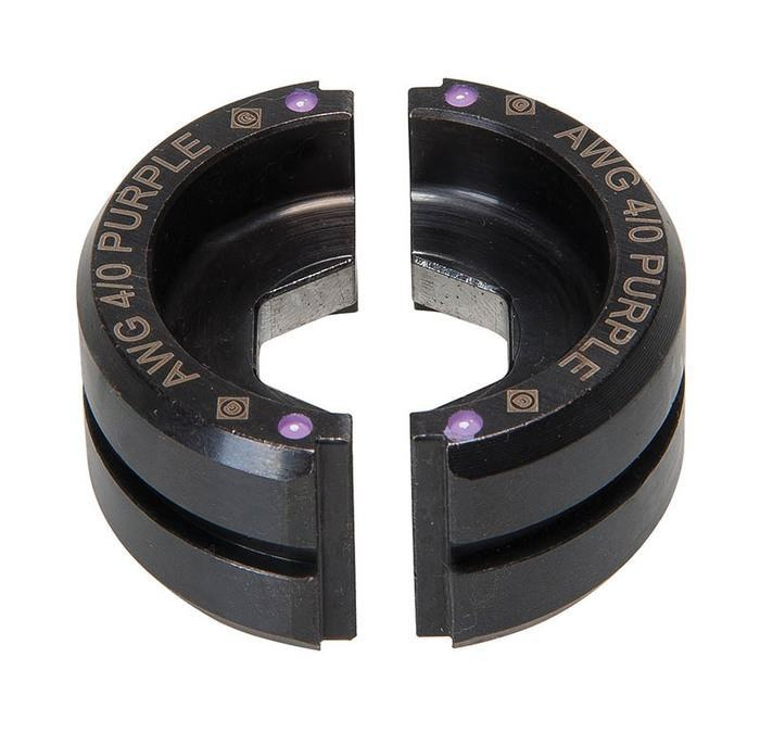 Product image for Greenlee KC22-4/0 Purple Copper Crimping Tool Die