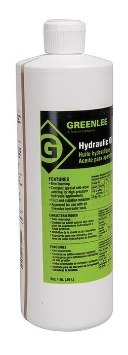 Product image for Greenlee 4017GB 1 Quart Hydraulic Oil