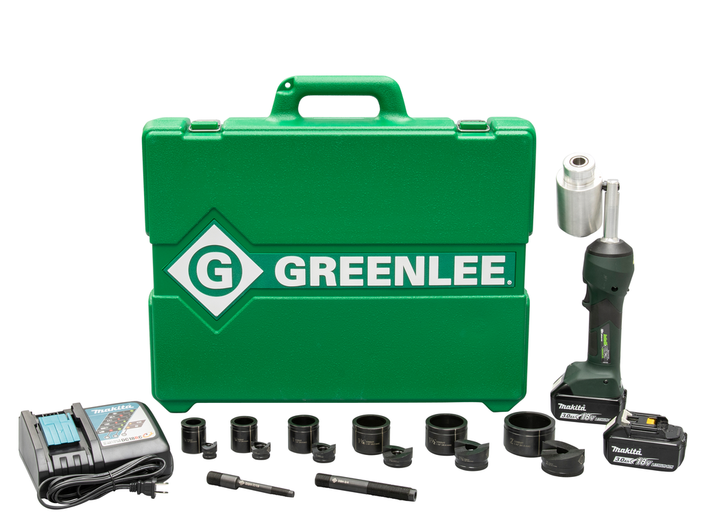 Product image for Greenlee Ls100x11sb Intellipunch , Sb, 11/2" - 2"