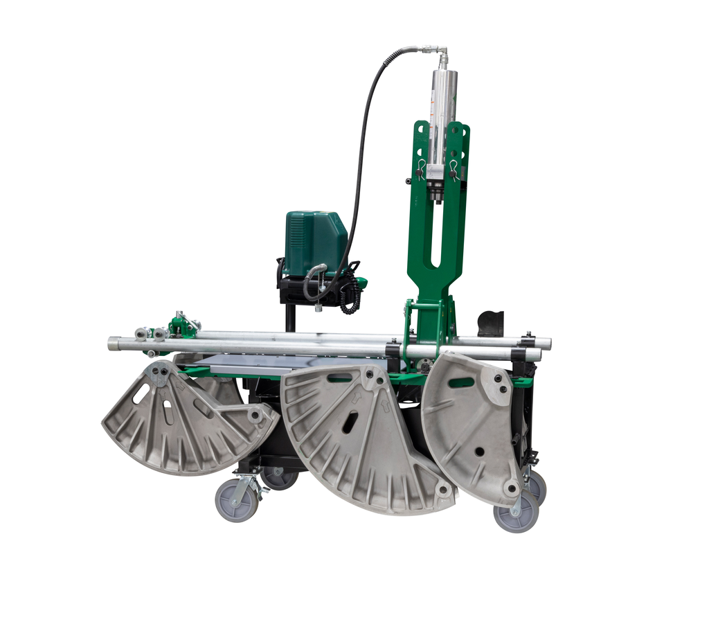 Product image for GRN 881GXE980MBTS CAM-TRACK BENDER 2-1/2IN-4IN W/ HYDRAULIC PUMP-MOBILE BENDING TABLE
