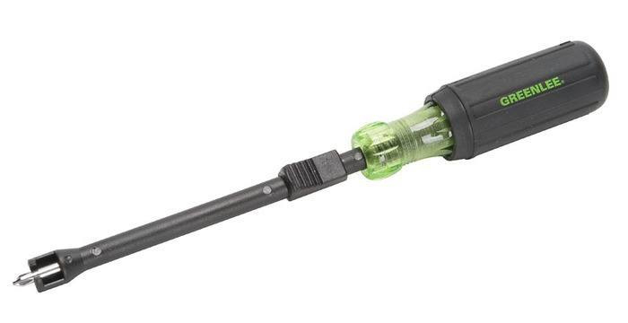 Product image for Greenlee 0453-17C #1 x 5" Screw-Holding Driver, Phillips Tip