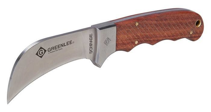 Product image for Greenlee 0652-29 3" 440C Stainless Steel Folding Hawkbill Pocket Knife