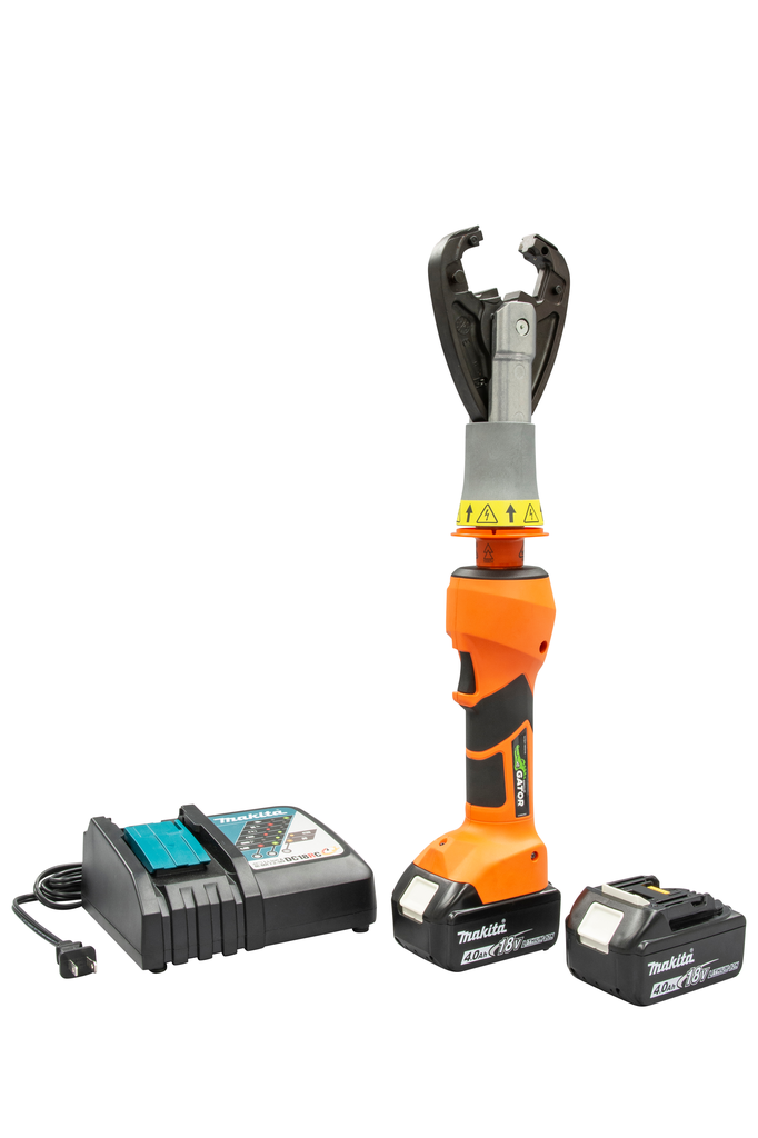 Product image for Greenlee EK425VXK11 6-Ton Insulated Crimper w/ CJK Head & 120V Charger