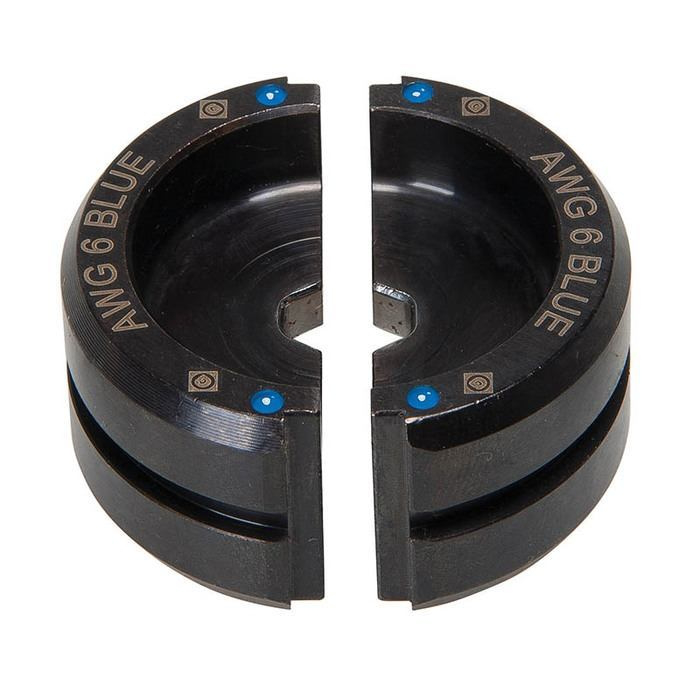 Product image for Greenlee KC22-6 Blue Copper Crimping Tool Die