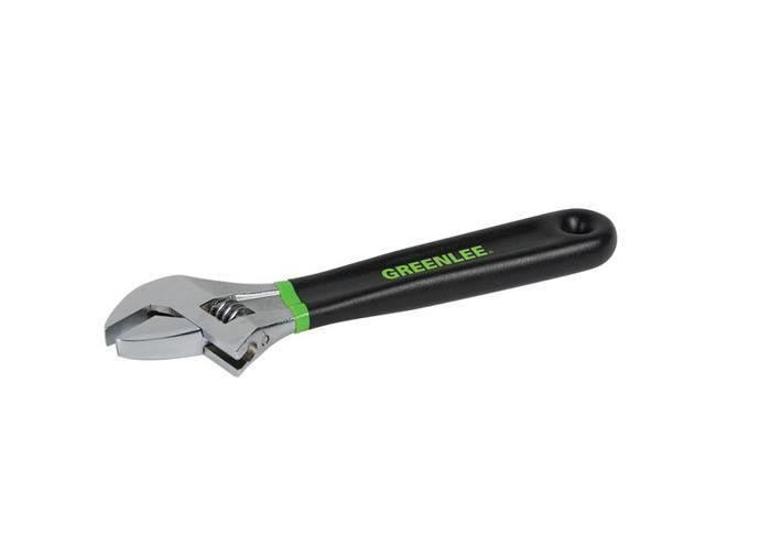 Product image for Greenlee 0154-08D WRENCH,ADJUSTABLE 8" DIPPED