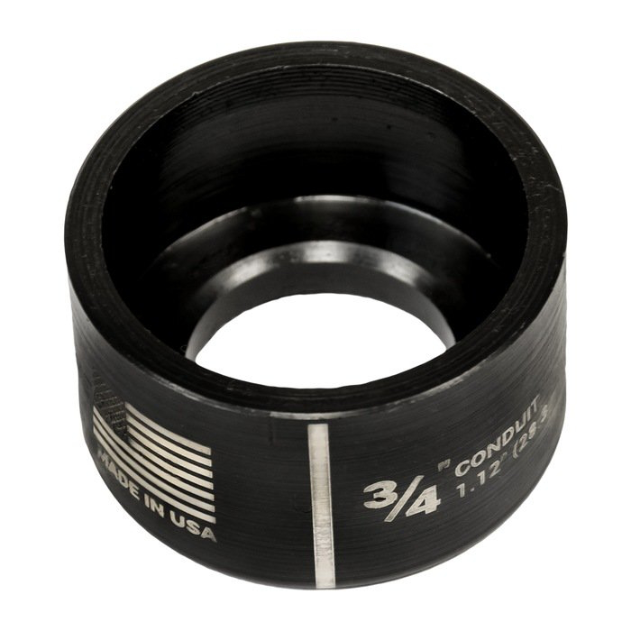 Product image for Greenlee 124AV 1-1/8" Mild Steel Round Knockout Punch Die