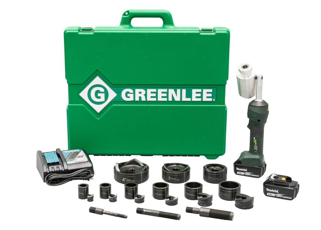 Product image for Greenlee Ls100x11sb4x Intellipunch, Sb,1/2" - 3",4"