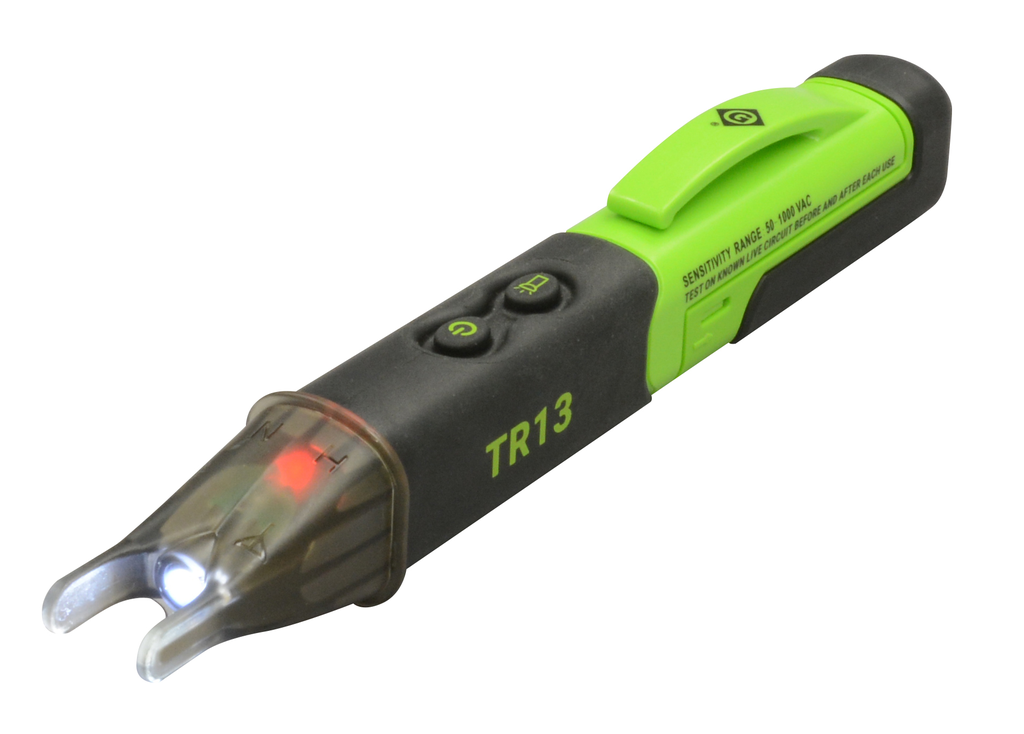 Product image for Greenlee TR13 Dual-Tip Non-Contact Voltage Detector, 50V - 1000V