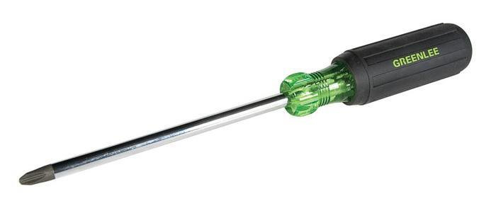 Product image for Greenlee 0153-35C 11 Inch Black/Green Phillips/Heavy Duty Screwdriver