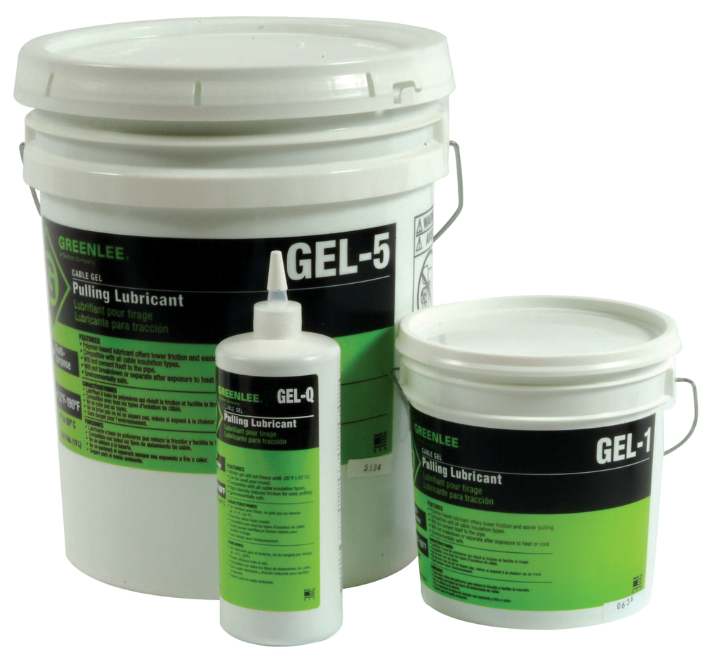 Product image for Greenlee GEL-5 Cable Pulling Lubricant
