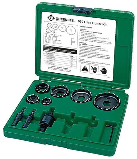 Mayer-DDS-7/8" to 2-1/2" Cutters, Two Small Arbors, Large Arbor, Hex Wrench and Case-1
