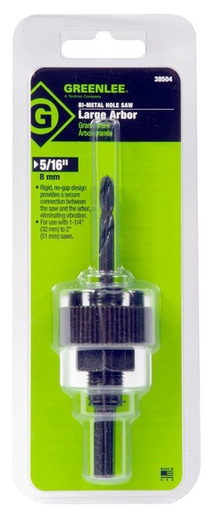Mayer-DDS-3/8" Shank with 3 Flats, Hole Saw Arbor-1