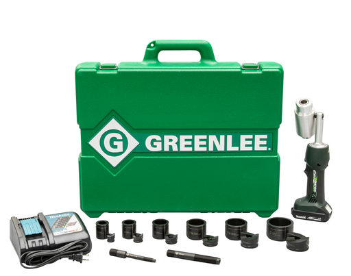 Greenlee LS50L11B 18 Volt Battery Powered Knockout Punching Tool Kit Product image for Greenlee LS50L11B 18 Volt Battery Powered Knockout Punching Tool Kit