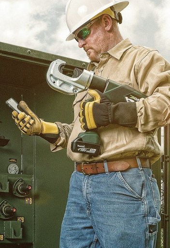 Product image for Greenlee EK1240LX12 12 Ton Crimper, Li-Ion, Standard, 12V