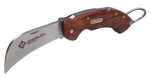 Greenlee 0652-28 2.63" 440C Stainless Steel Folding Hawkbill Pocket Knife Product image for Greenlee 0652-28 2.63" 440C Stainless Steel Folding Hawkbill Pocket Knife