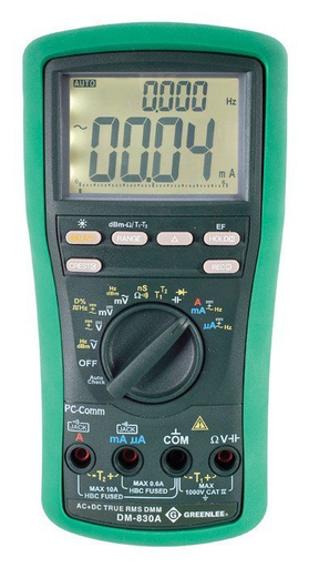 Product image for Greenlee DM-830A Multi Meter, True RMS, Ac/Dc