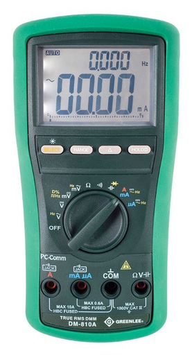 Product image for Greenlee DM-810A Digital Multi Meter DMM,TRMS,AC/DC,CAP(DM-810A)