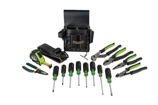 Product image for Greenlee 0159-24 Electricians Kit 16pc-M16pc-Metric