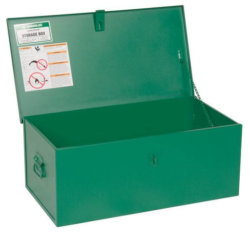 Product image for Greenlee 1230 3.3 cu.ft Welder's Box, 16ga Steel, 12"H x 30"W x 16"D