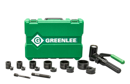 Product image for Greenlee 7906SB Hydraulic Knockout Punch Driver Kit