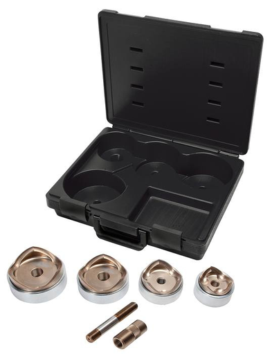 Product image for Greenlee 7308 2-1/2 x 4" Round Knockout Punch Kit