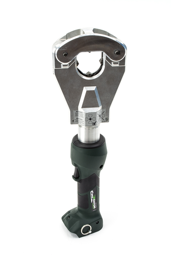 Product image for Greenlee EK6FTILXB Six Ton Inline Quad Point Crimper (Flip Top); Bare Model - Does Not Include a Power Supply