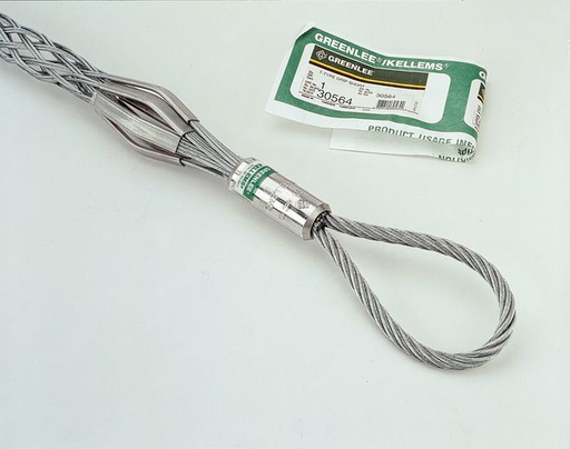 Greenlee 30564 24" Galvanized Steel Flexible Eye Double Weave Conduit Pulling Grip Product image for Greenlee 30564 24" Galvanized Steel Flexible Eye Double Weave Conduit Pulling Grip