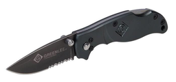 Greenlee 0652-25 2.25" 440C Stainless Steel Titanium-Coated Folding Drop Point Pocket Knife