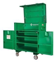 Greenlee MINI-CFO Mini Compact Field Office / Mobile Workstation, 46.5"W x 32.5"D x 79.5"H (top open)