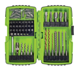 Greenlee DDKIT-1-68 Drill 12.32 x 10.75 x 1.95" Electrician Drill Driver Bit Kit