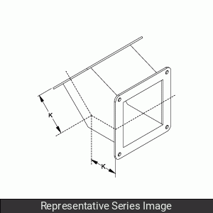 Product image for HMND 1487D4PSS N4X WIREWAY 6X6 45 E
